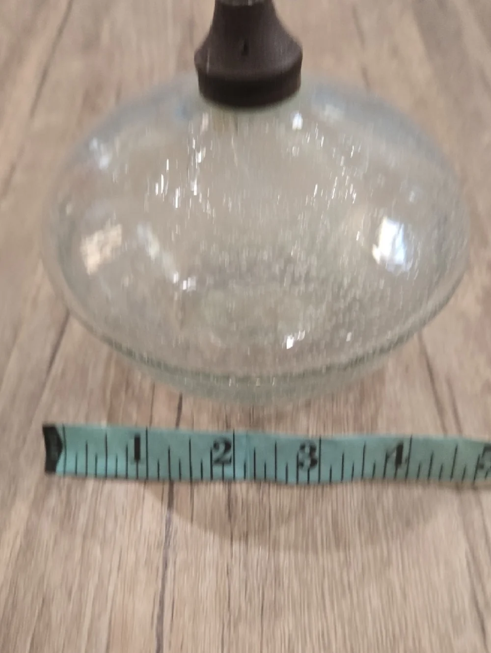 Vintage Glass Oil Lamp. No Wick